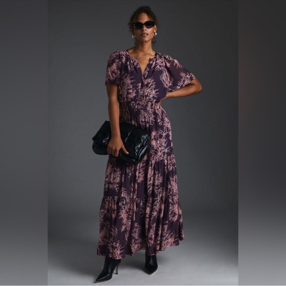 Anthropologie Dresses & Skirts - Anthropologie The Somerset Maxi Dress
Chiffon Edition Sz 3X